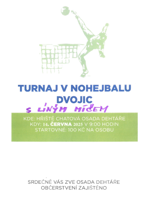 Turnaj v nohejbalu